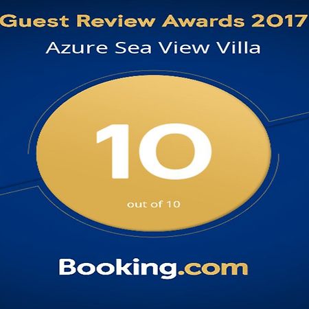 Azure Sea View Villa Rethymno  Ngoại thất bức ảnh